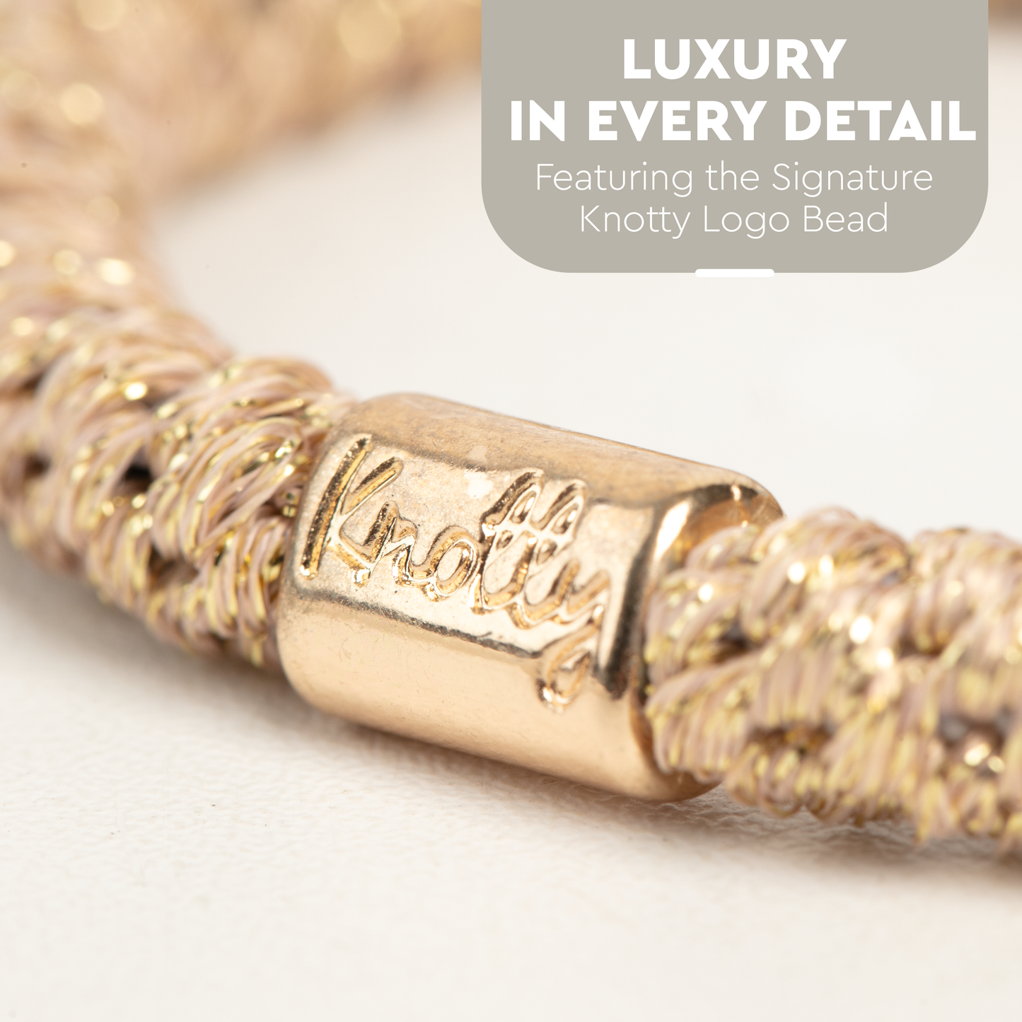 Luxe Hair Pony 12-Pack | Blonde Metallics