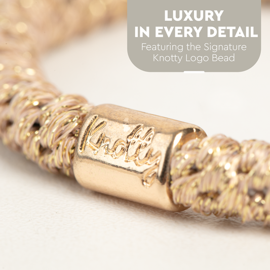 Luxe Hair Pony 12-Pack | Blonde Metallics